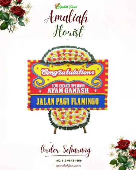 Sewa Papan Bunga Pujo Dadi